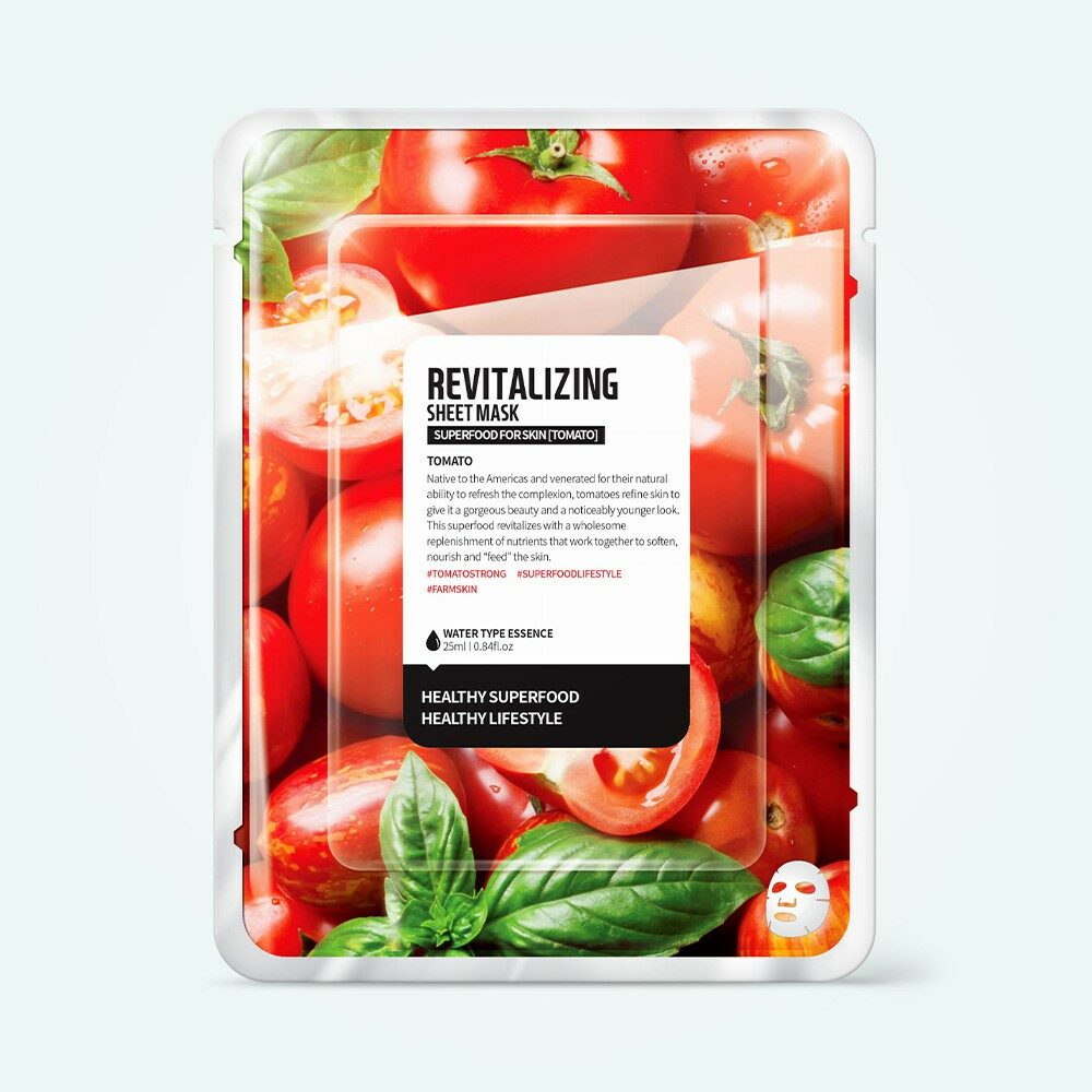 Farmskin Superfood For Skin Revitalizing Sheet Mask Tomato