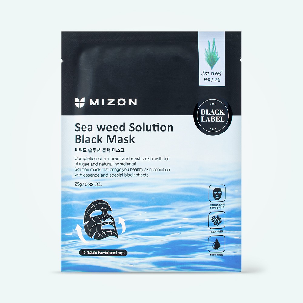 Mizon Sea Weed Solution Black Mask 25 g