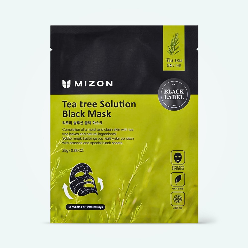 Mizon Tea Tree Solution Black Mask 25 g