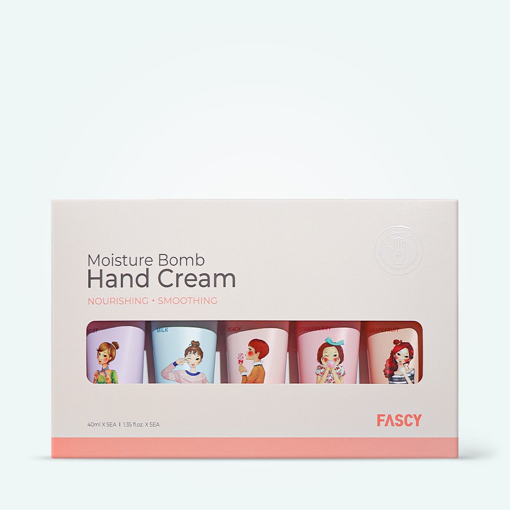 FASCY Moisture Bomb Hand Cream Set 40 ml x 5